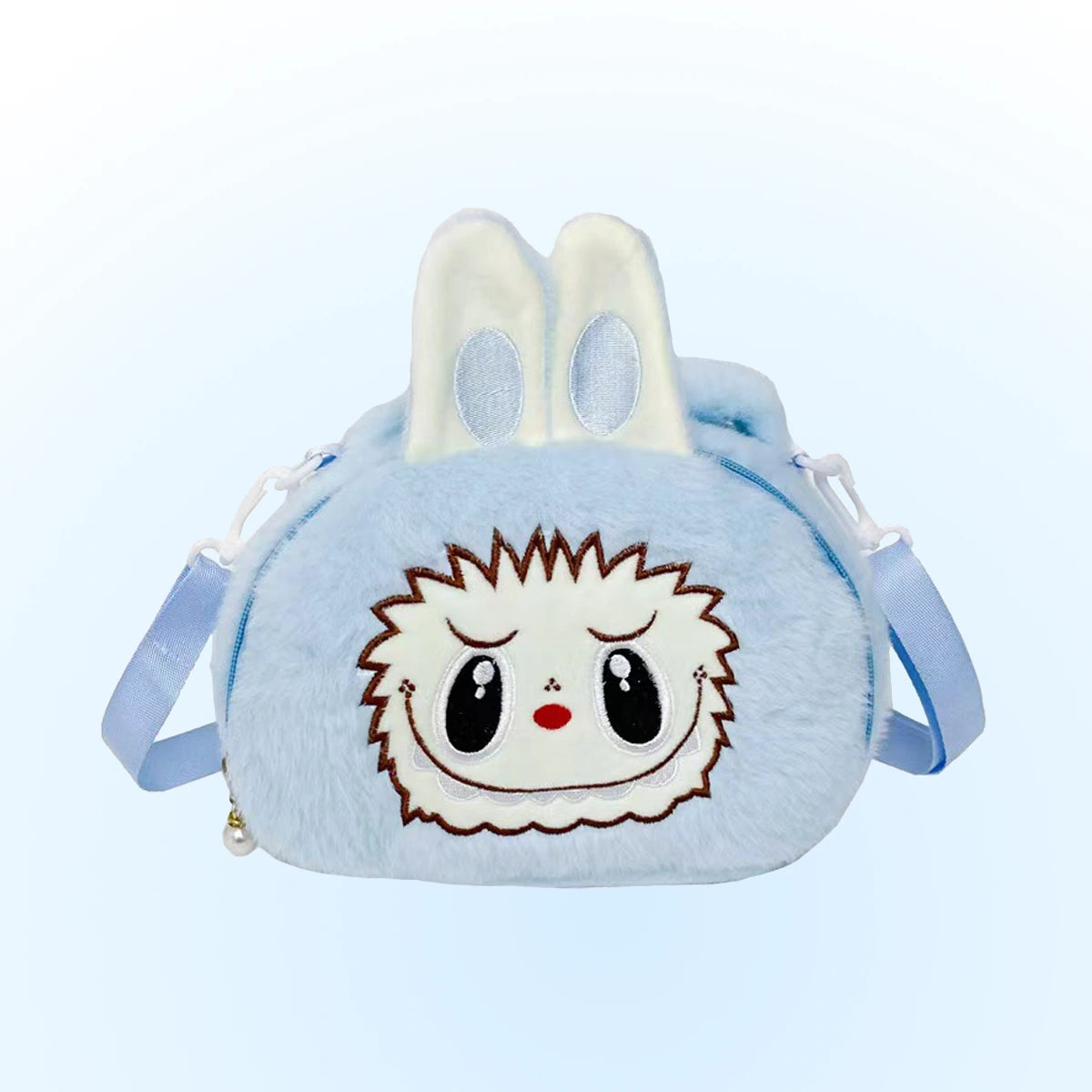 THE MONSTERS - BUBU-Bag Mini - flauschige Umhängetasche - blau