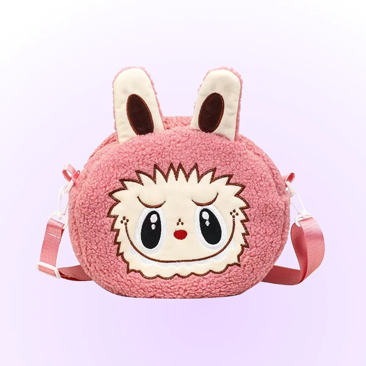 THE MONSTERS - BUBU-Bag Mini - flauschige Umhängetasche - rosa