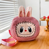 THE MONSTERS - BUBU-Bag Mini - flauschige Umhängetasche - rosa