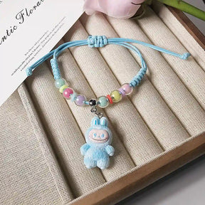 labubu monster armband blau